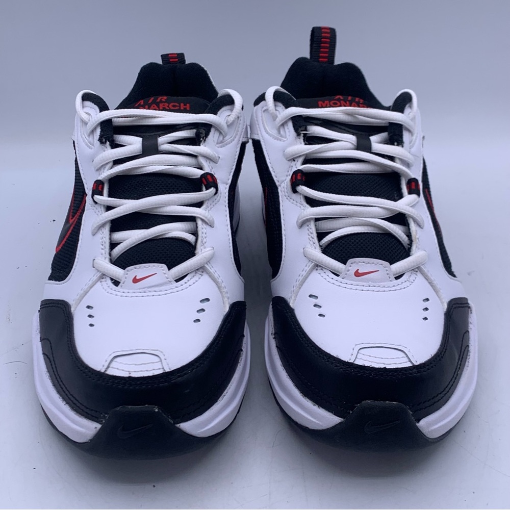 Nike Air Monarch IV Mens Size 7.5 Wide White Varsity Red Athletic Shoes - Picture 3 of 12